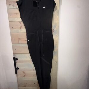 Figs Black Jumpsuit scrub
